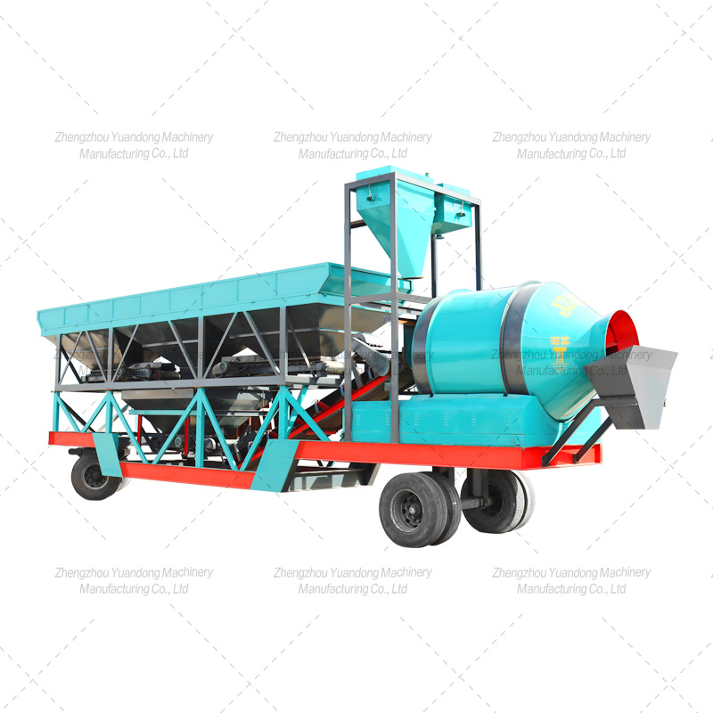 Mobile drum mixing plant