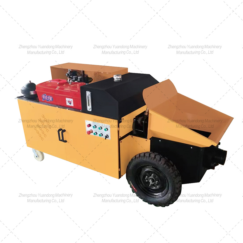 Horizontal Diesel Single Cylinder Concrete Pump