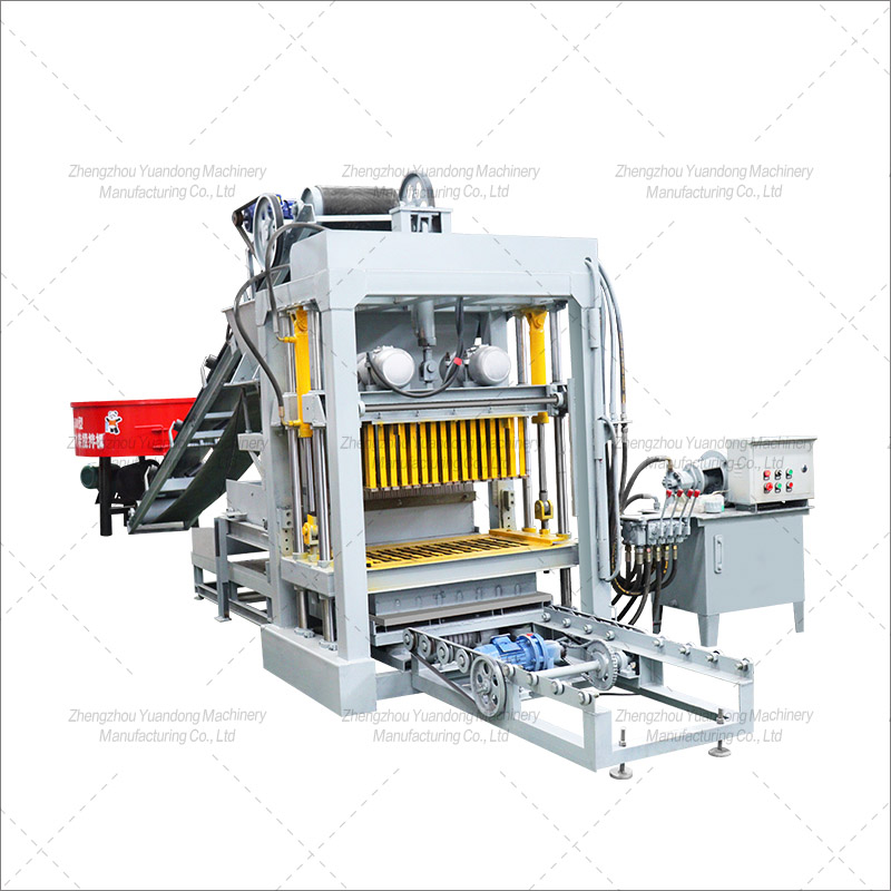 4-30 hydraulic brick machine (including plate feeding machine, plate discharging machine, cloth truc(圖1)