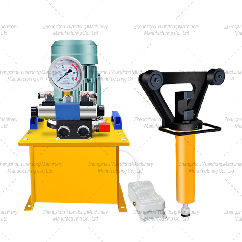 Electromagnetic valve hydraulic bending