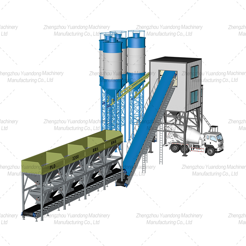 HZS120 (2000+4 silos) concrete mixing plant(圖4)