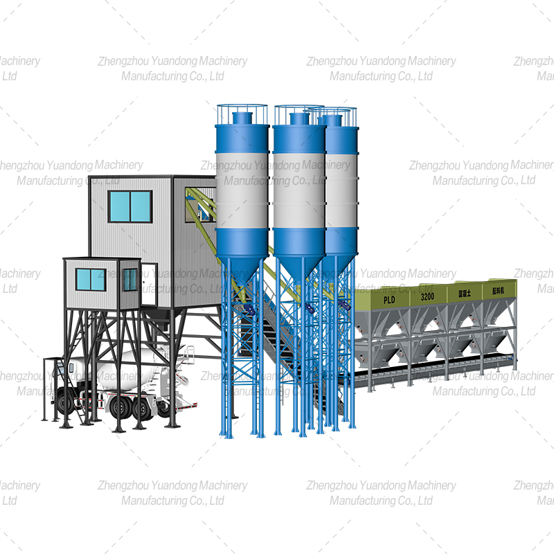 HZS120 (2000+4 silos) concrete mixing plant(圖3)