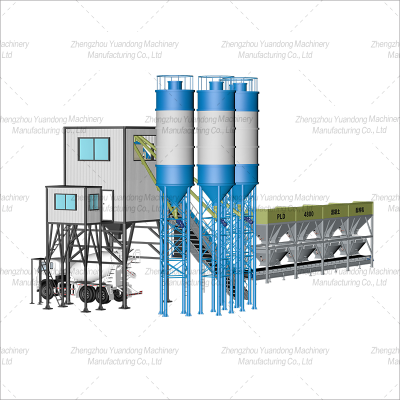 HZS180 (3000+4 silos) concrete mixing plant(圖4)