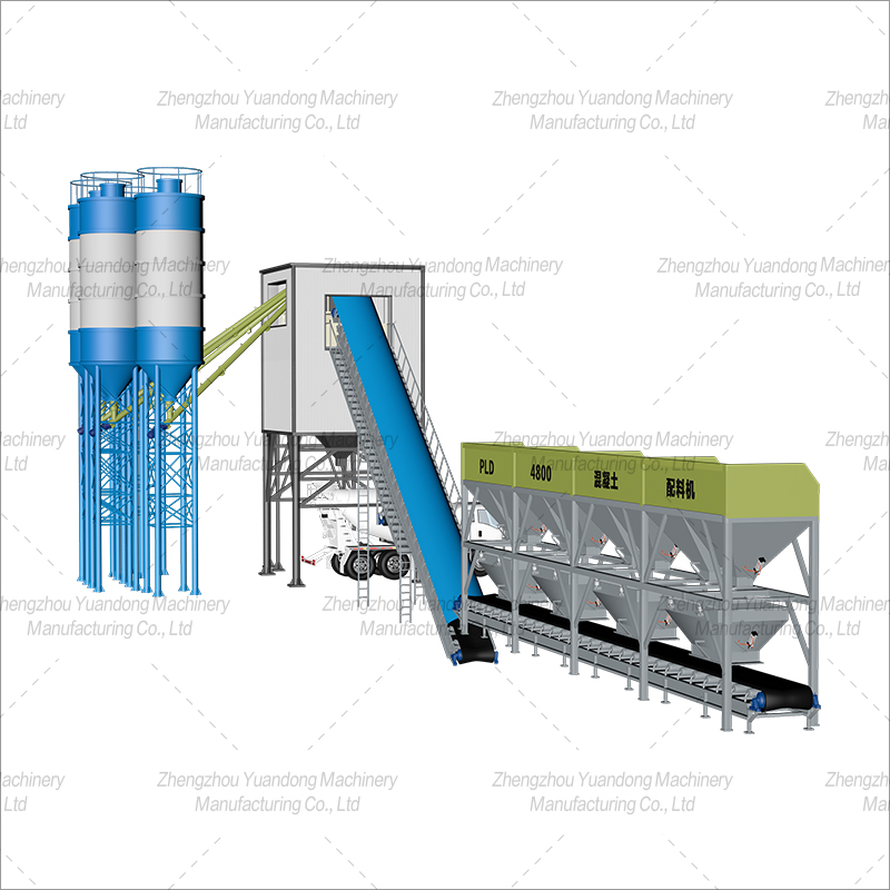 HZS180 (3000+4 silos) concrete mixing plant(圖2)