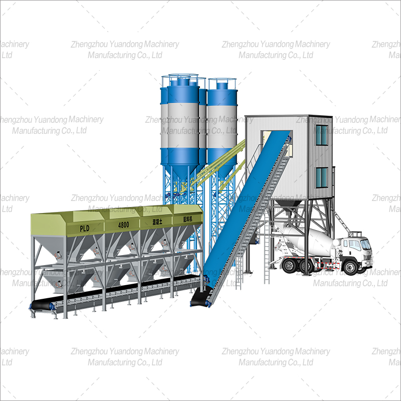 HZS180 (3000+4 silos) concrete mixing plant(圖3)