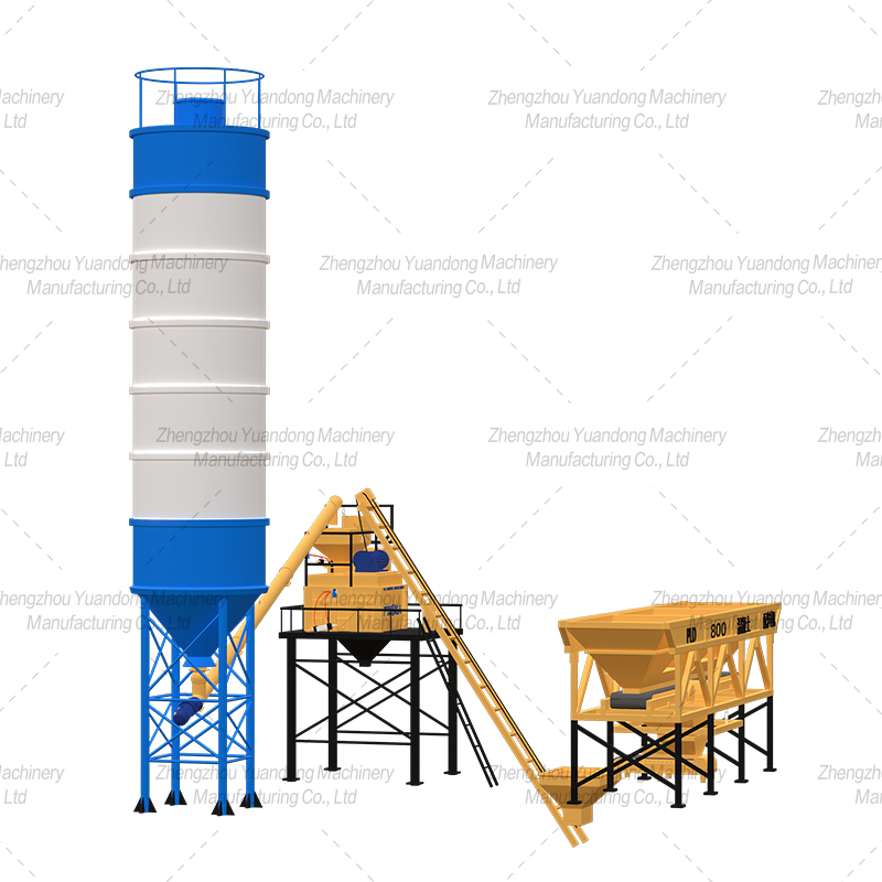 HZS-25 (500+3 silos) simple concrete mixing plant(圖4)