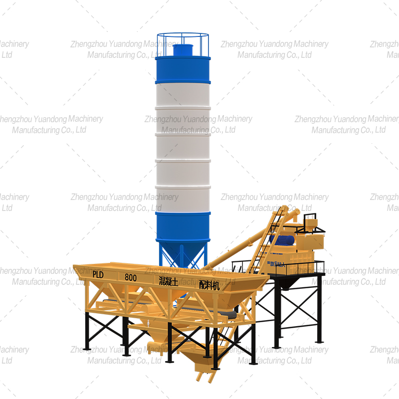 HZS-25 (500+3 silos) simple concrete mixing plant(圖2)