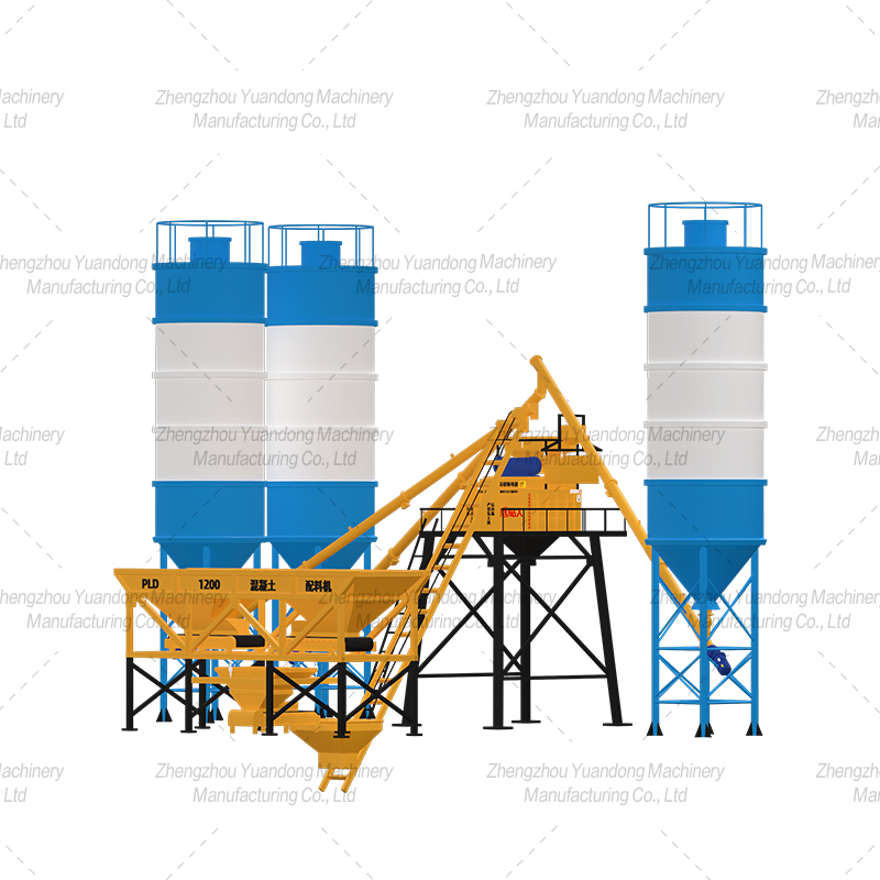 HZS-35 (750+2 silos) simple concrete mixing plant(圖2)