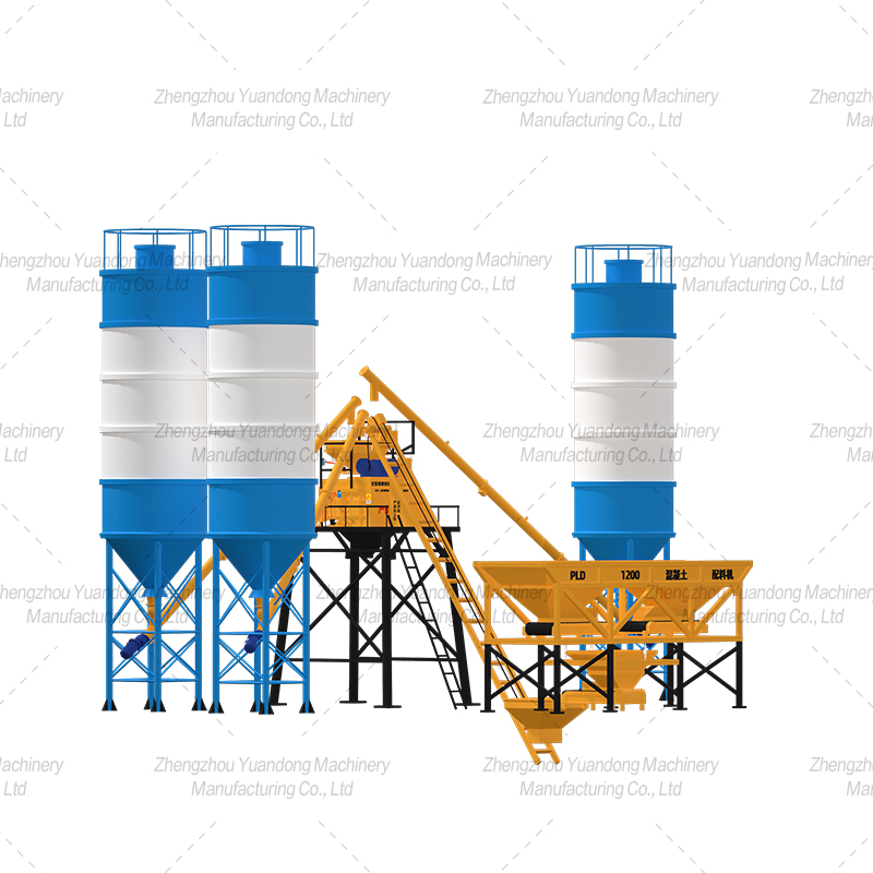 HZS-35 (750+2 silos) simple concrete mixing plant(圖3)