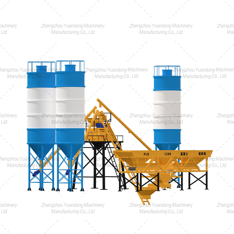 HZS-35 (750+3 silos) simple concrete mixing plant(圖2)