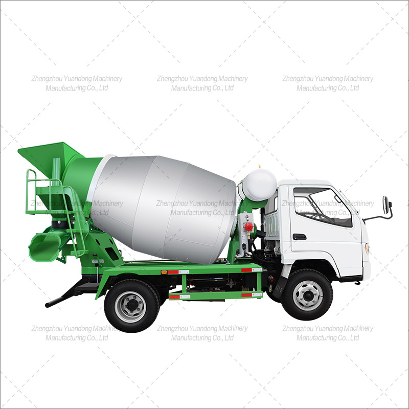 3 square light truck concrete mixing tank truck(圖1)