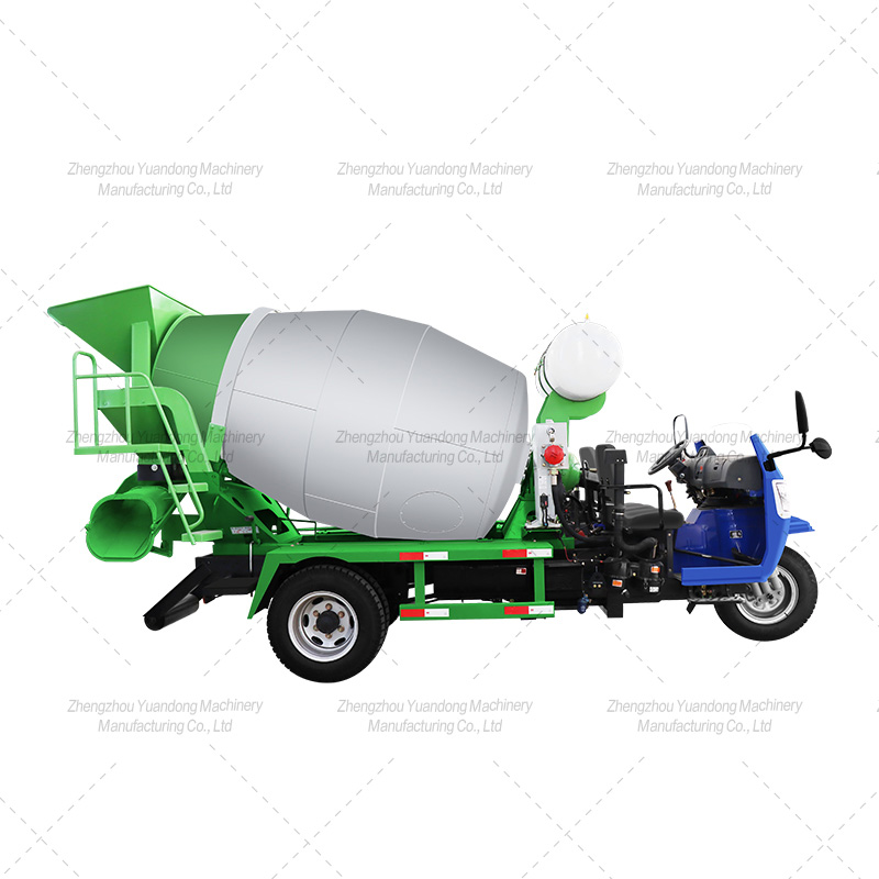 1-3 square five wheel concrete mixing tank truck