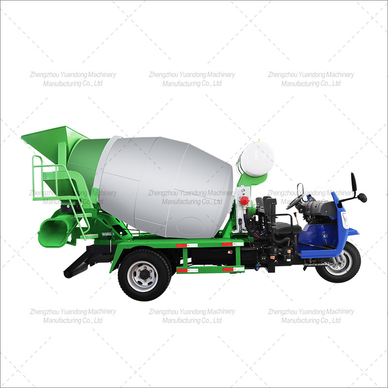 1-3 square five wheel concrete mixing tank truck(圖1)