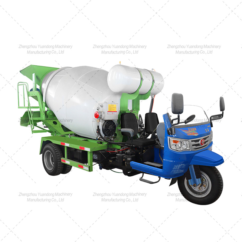 2.5 square five wheel concrete mixing tank truck