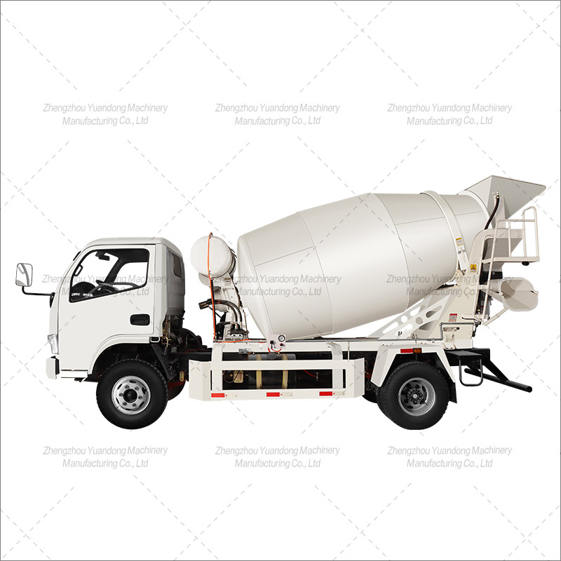 4 square light truck concrete mixing tank truck configuration(圖1)